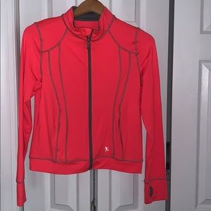 Hot pink workout jacket